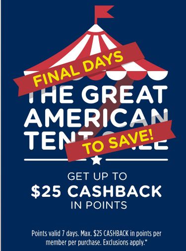 The Great American Tent Sale | Final Days to Save