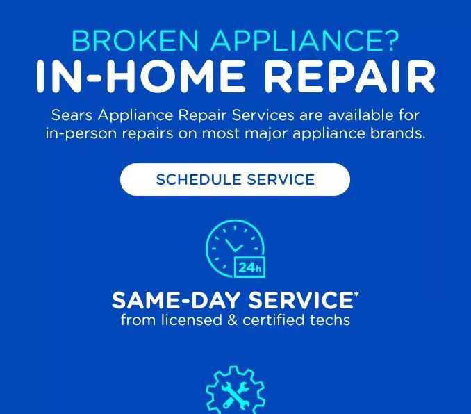 Appliance Repair Team Standing By... Sears