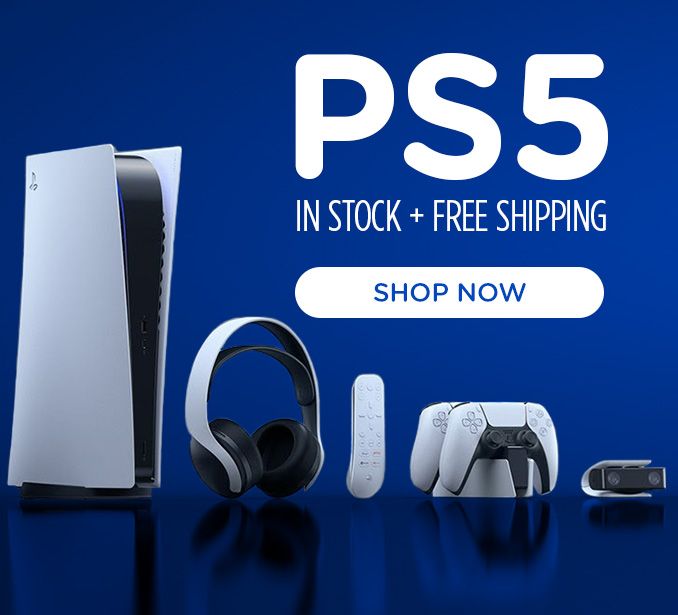 PS5 | IN STOCK + FREE SHIPPING | SHOP NOW