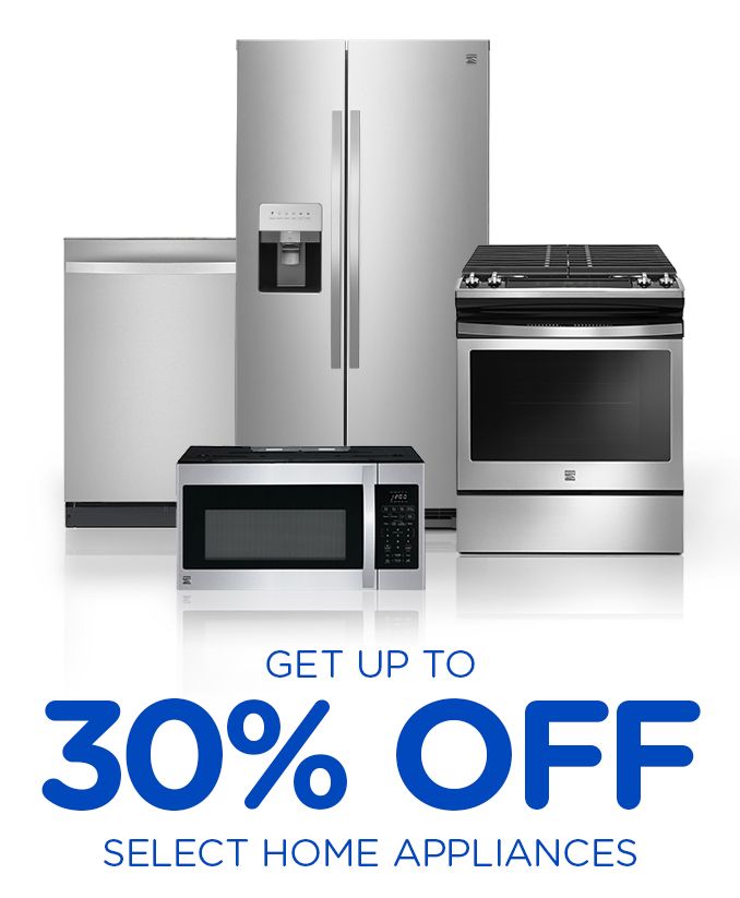 GET UP TO 30% OFF SELECT HOME APPLIANCES