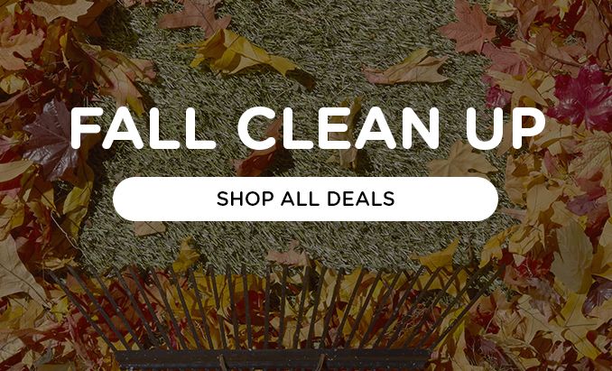 FALL CLEAN UP | SHOP DEALS