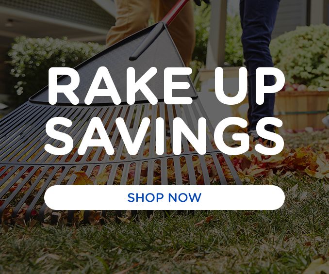 RAKE UP SAVINGS | SHOP NOW